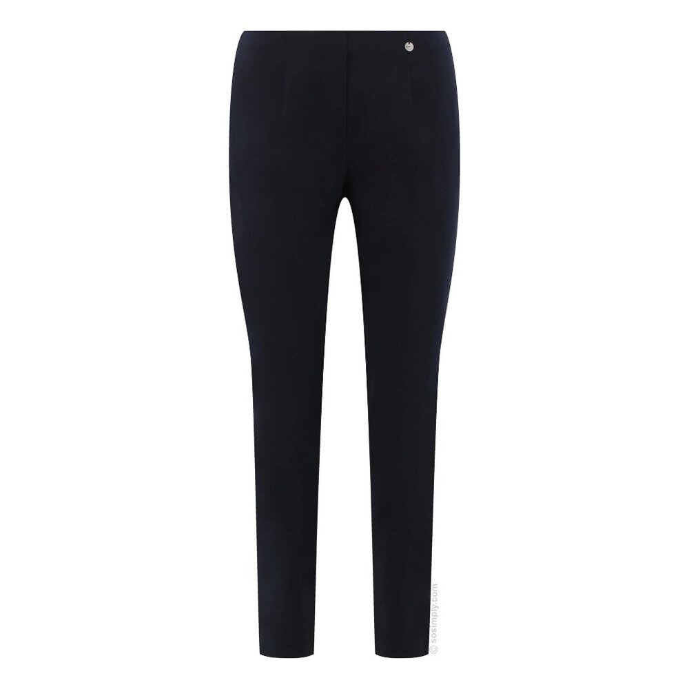 229. Robell Modell Marie 09 Gallon Stripe Trouser Pants Black 36 US 4